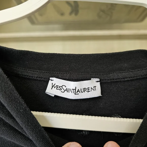 Yves Saint Laurent | YSL |Embroidered Oversized Tshirt - Picture 2 of 7